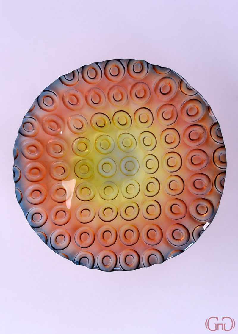 centerpiece-circles-conic-bowl-32CM-rainbow-decoration