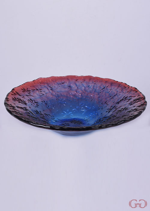 centerpiece-fancy-conic-bowl-32CM-red-blue-decoration