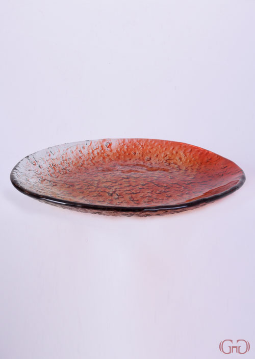 platter-roccia-oval-38CM-orange-decoration