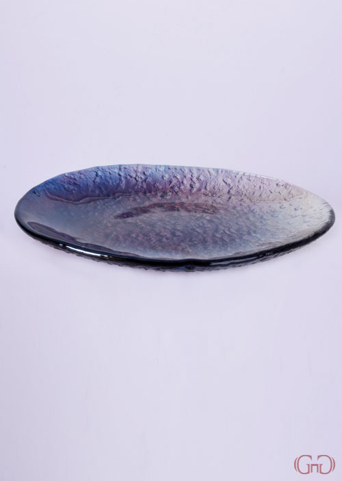 platter-roccia-oval-38CM-purple-blue-decoration