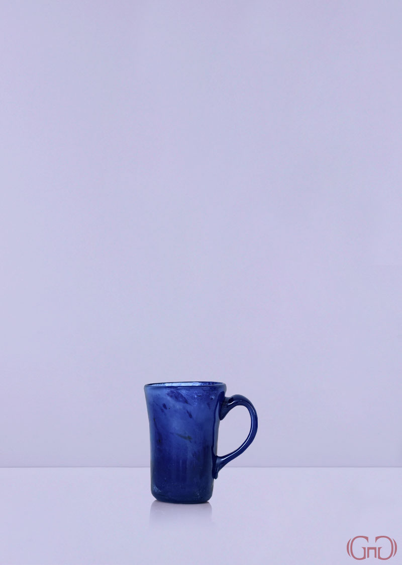 mug-conic-handle-12CM-blue