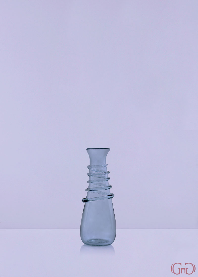 vase-glass-short-snake-twist-straight-top-20CM