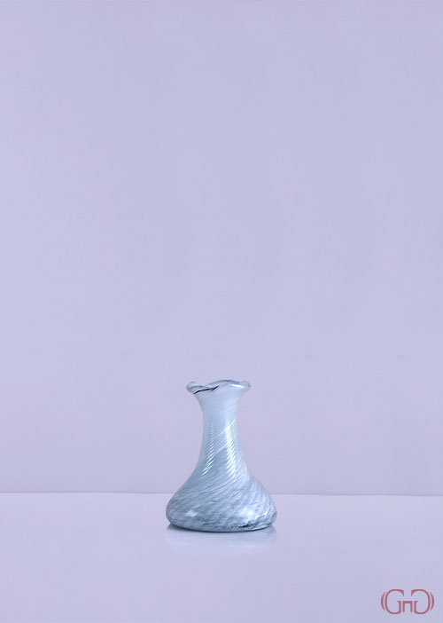 vase-glass-twist-flower-top-14CM-white
