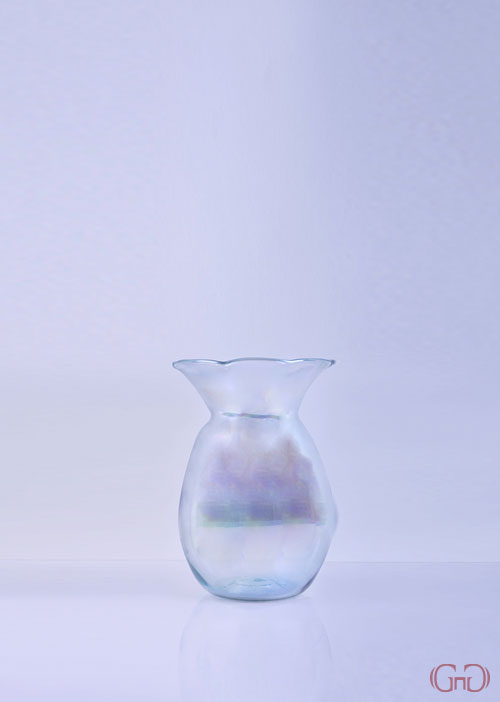 vase-glass-wide-flower-top-20CM-iris
